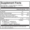 Prebiotic Fiber supplement facts